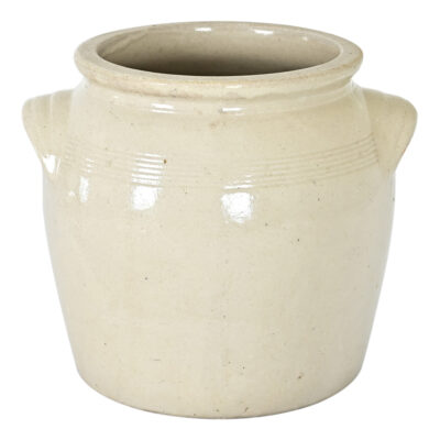 French Vintage Stoneware Confit Crock
