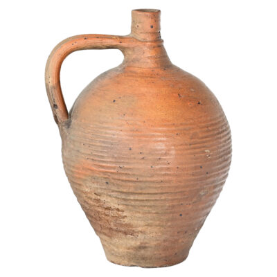 French Vintage Earthenware Oil Storage Jar