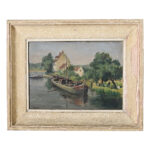 French 19th Century Framed Oil Painting