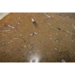 French Midcentury Carved Stone Dining Table