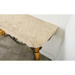French 19th Century Parcel Gilt Wall-Mounting Iron Console