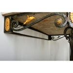 French 19th Century Parcel Gilt Wall-Mounting Iron Console