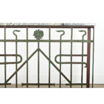 French 19th Century Iron Railing Console