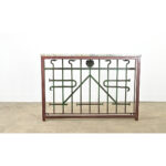 French 19th Century Iron Railing Console