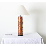 English Vintage Ink Roller Table Lamp