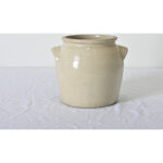 French Vintage Stoneware Confit Crock