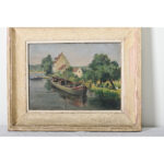 French 19th Century Framed Oil Painting