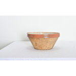 French 20th Century Glazed Cream Bowl