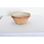 French 20th Century Glazed Cream Bowl