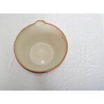 French 20th Century Glazed Cream Bowl