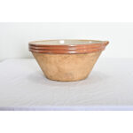 French 20th Century Glazed Cream Bowl