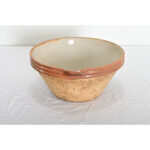 French 20th Century Glazed Cream Bowl