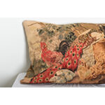 French Antique Tapestry on New Custom Cushion