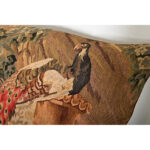 French Antique Tapestry on New Custom Cushion