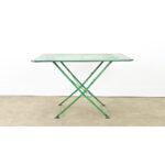 French Vintage Square Folding Bistro Table