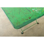 French Vintage Square Folding Bistro Table