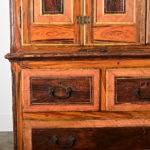 Portuguese 18th Century Faux Bois Painted Cabinet