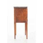 French 19th Century Louis XVI Bedside Chest with Marble Top
