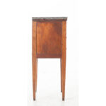 French 19th Century Louis XVI Bedside Chest with Marble Top