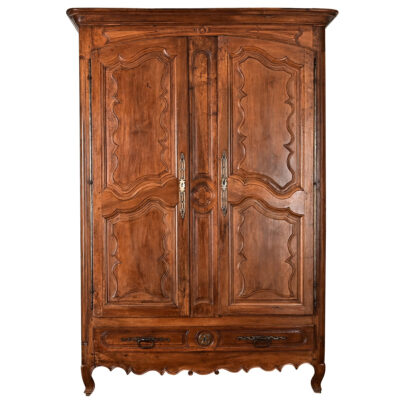 French 18th Century Massive Louis XV Carved Armoire