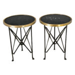Pair of Reproduction Empire Revival Gueridon Tables