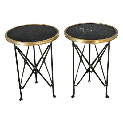 Pair of Reproduction Empire Revival Gueridon Tables