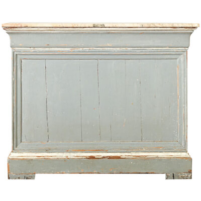French 19th Century Painted Shop Counter