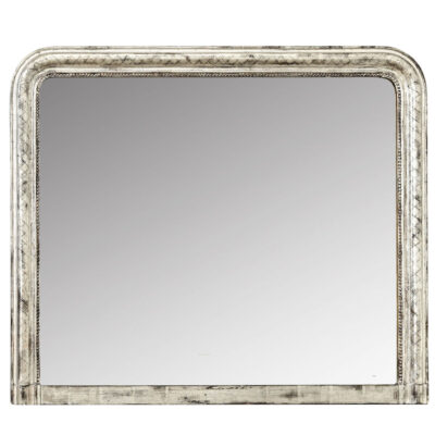 French Silver Gilt Louis Philippe Mantel Mirror
