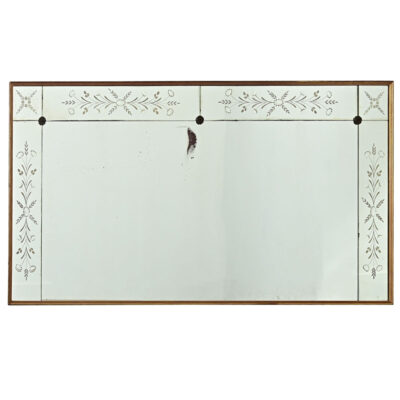 French Early 20th Century Parisian Bistro Mirror