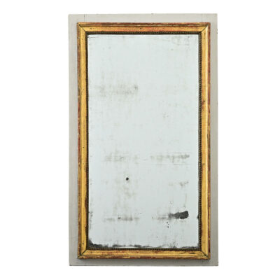French 19th Century Painted and Gilt Mirror