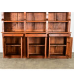 French Midcentury Oak Bibliotheque