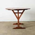 French 19th Century Walnut Wine Taster’s Table
