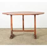 French 19th Century Walnut Wine Taster’s Table