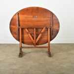French 19th Century Walnut Wine Taster’s Table