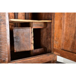 Portuguese 18th Century Carved Solid Chestnut Cabinet