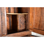 Portuguese 18th Century Carved Solid Chestnut Cabinet