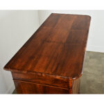 French 19th Century Louis Philippe Burl Walnut Tall Chest