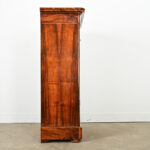 French 19th Century Louis Philippe Burl Walnut Tall Chest