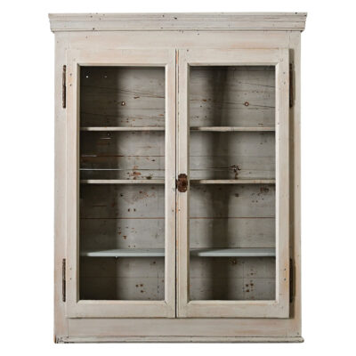 French Vintage Wall-Mounted Cabinet