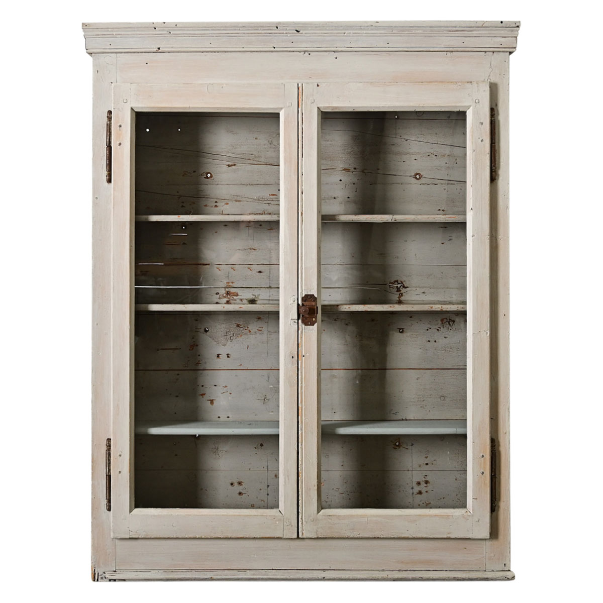 French Vintage Wall-Mounted Cabinet - Fireside Antiques