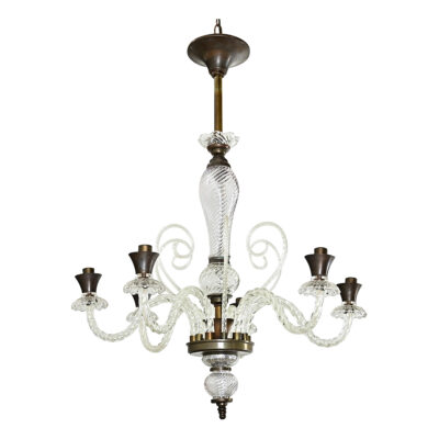 Vintage Italian Murano Glass Chandelier