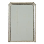 French 19th Century Louis Philippe Silver Gilt Mirror