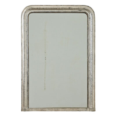 French 19th Century Louis Philippe Silver Gilt Mirror