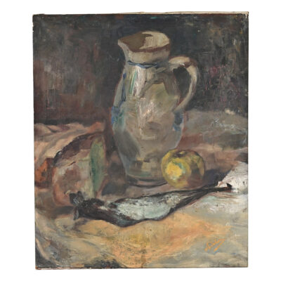 Belgian Vintage Still Life Painting