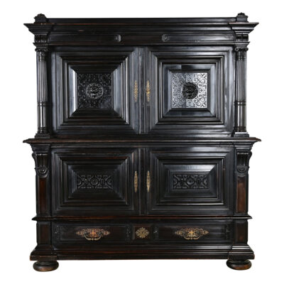 French 19th Century Napoleon III Ebonized Cabinet