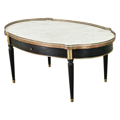 French 19th Century Louis XVI Style Oval Coffee Table