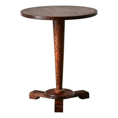 French Vintage Oak Drinks Table