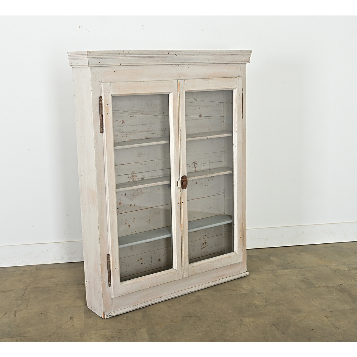 French Vintage Wall-Mounted Cabinet - Fireside Antiques