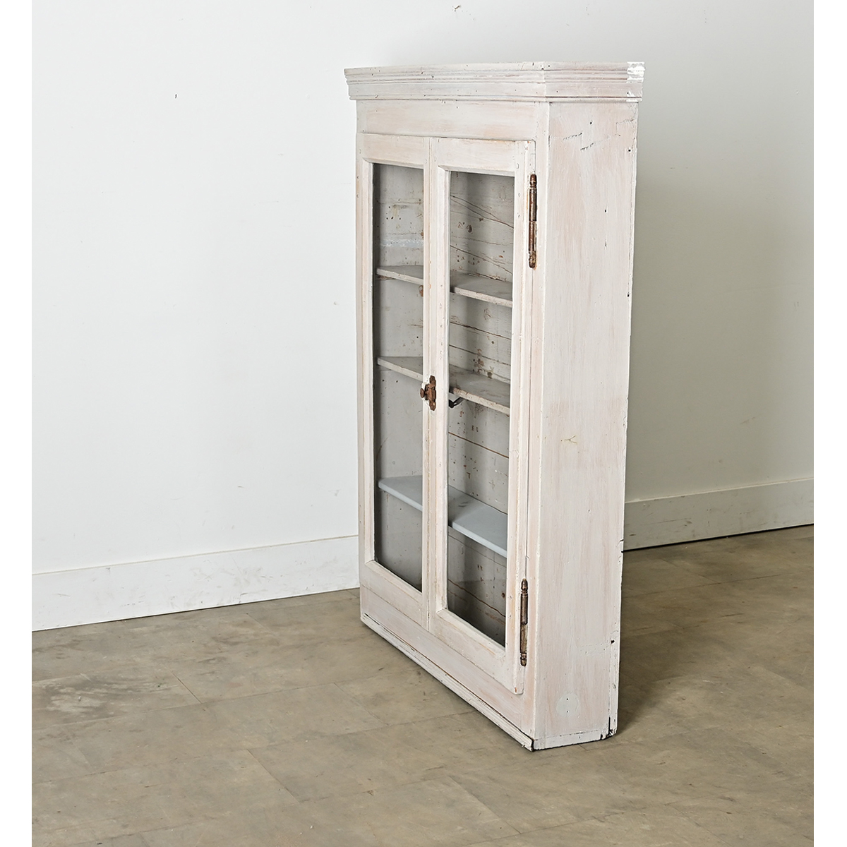 French Vintage Wall-Mounted Cabinet - Fireside Antiques