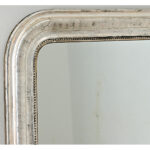 French 19th Century Louis Philippe Silver Gilt Mirror